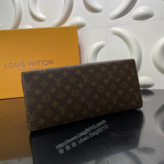 LV專櫃新款女包 路易威登爆款Grand Palais手袋 Monogram Empreinte壓紋軟粒面牛皮 LV手提肩背女包 M45898  ydh4395